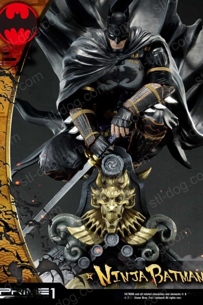 忍者蝙蝠侠 (Ninja Batman) 3D打印图纸